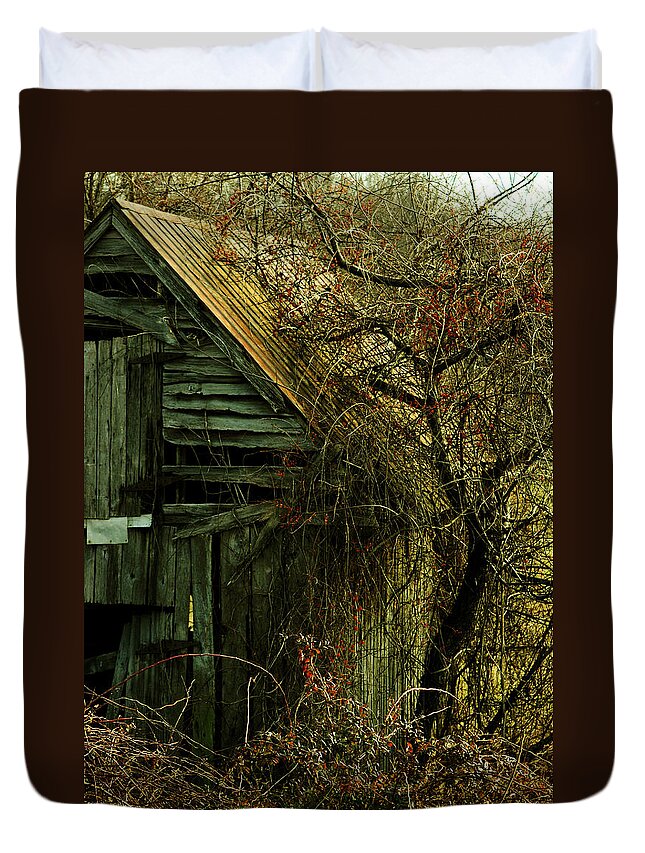 Barn Duvet Cover featuring the photograph There Will Come Soft Rains by Rebecca Sherman