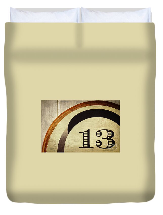 13 Duvet Cover featuring the photograph Thirteen by Valerie Reeves