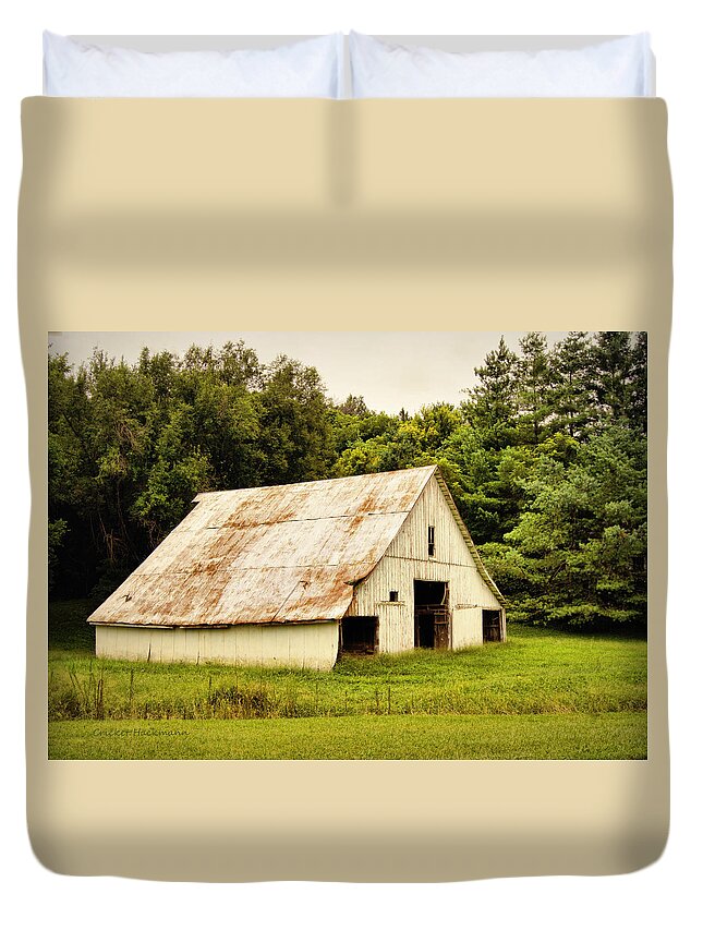 Barn Duvet Cover featuring the photograph Time Stands Still by Cricket Hackmann