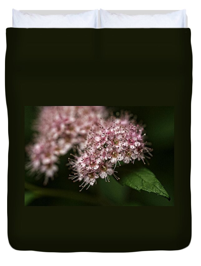 Flowers Duvet Cover featuring the photograph Tiny flowers by Michael McGowan