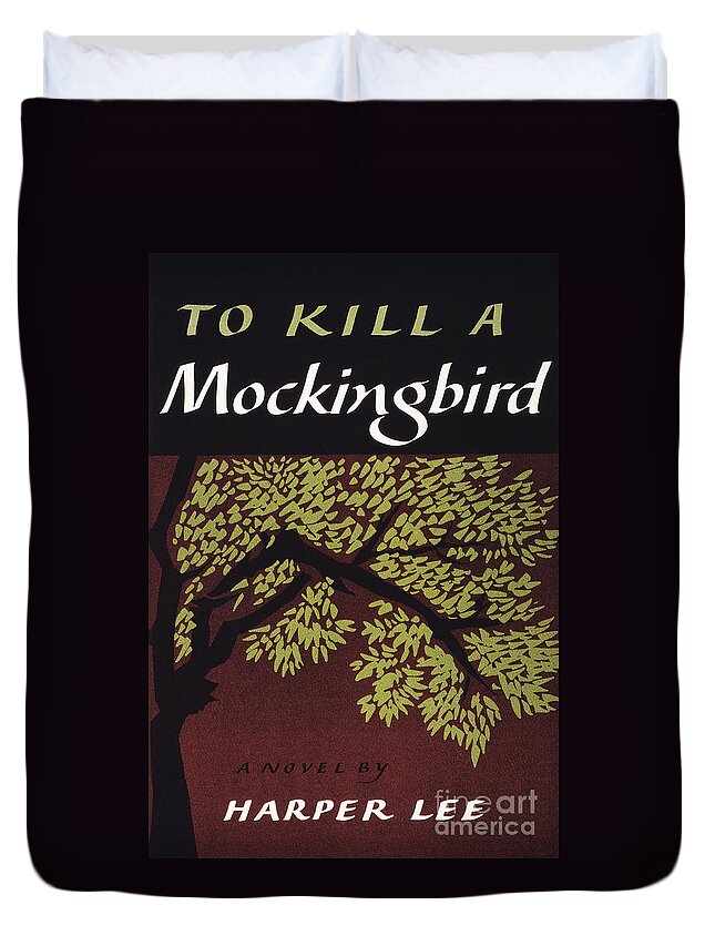 1960 Duvet Cover featuring the drawing To Kill A Mockingbird, 1960 by Granger