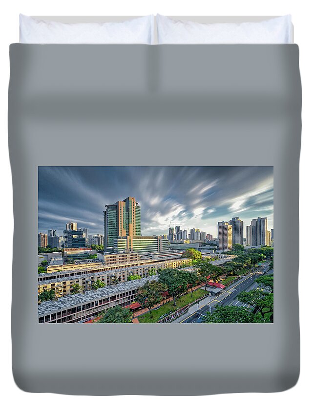 Outdoors Duvet Cover featuring the photograph Tpy In Colors by Azrin Az