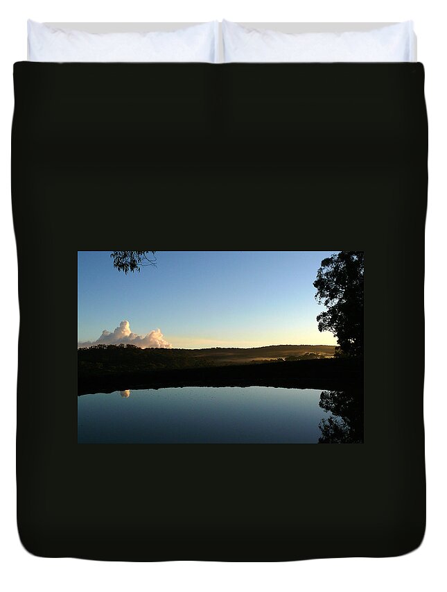Tranquility Duvet Cover featuring the photograph Tranquility by Evelyn Tambour