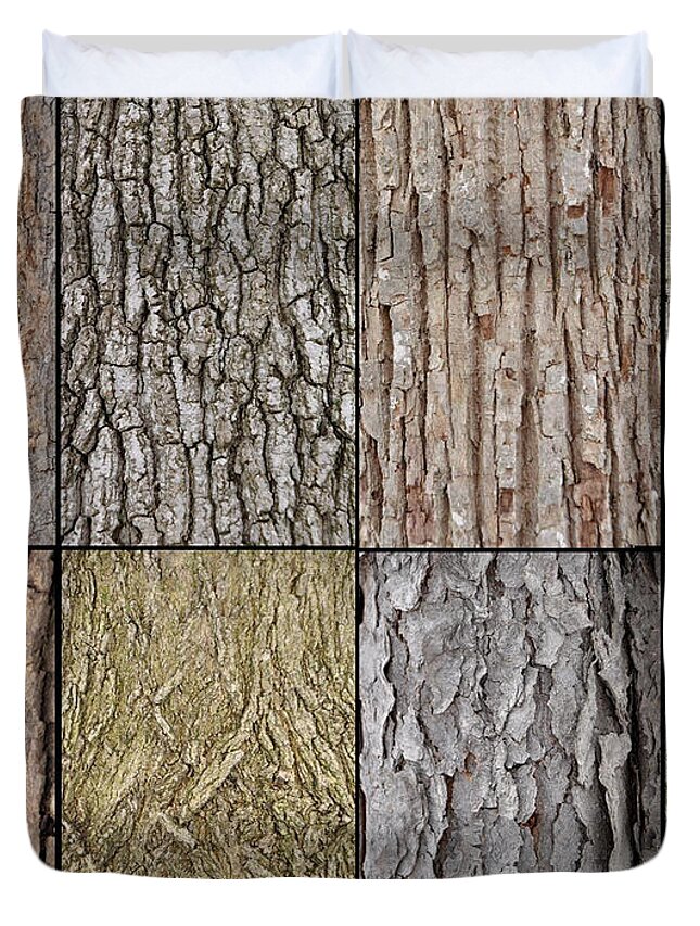 Tree Bark Duvet Cover featuring the photograph Tree Bark by Ronald Grogan