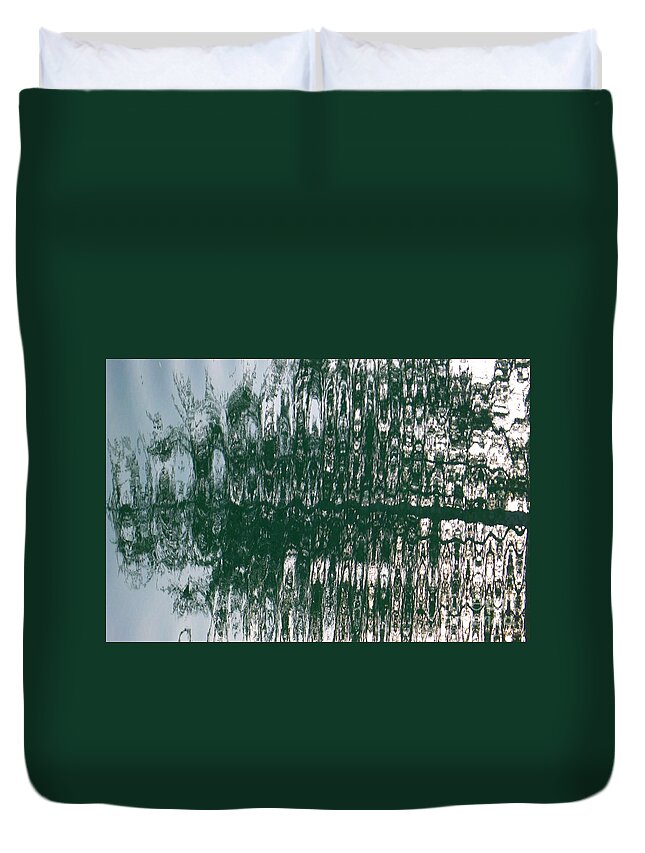 Tree Duvet Cover featuring the photograph Tree Miracle by Nora Boghossian