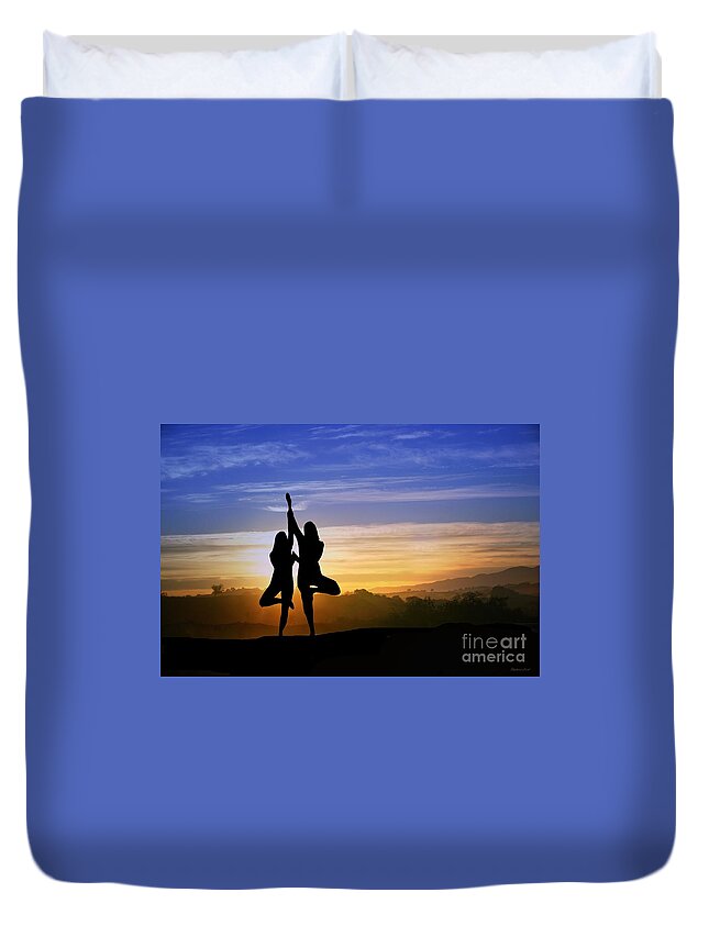 Yoga Duvet Cover featuring the photograph Tree by Stephanie Laird