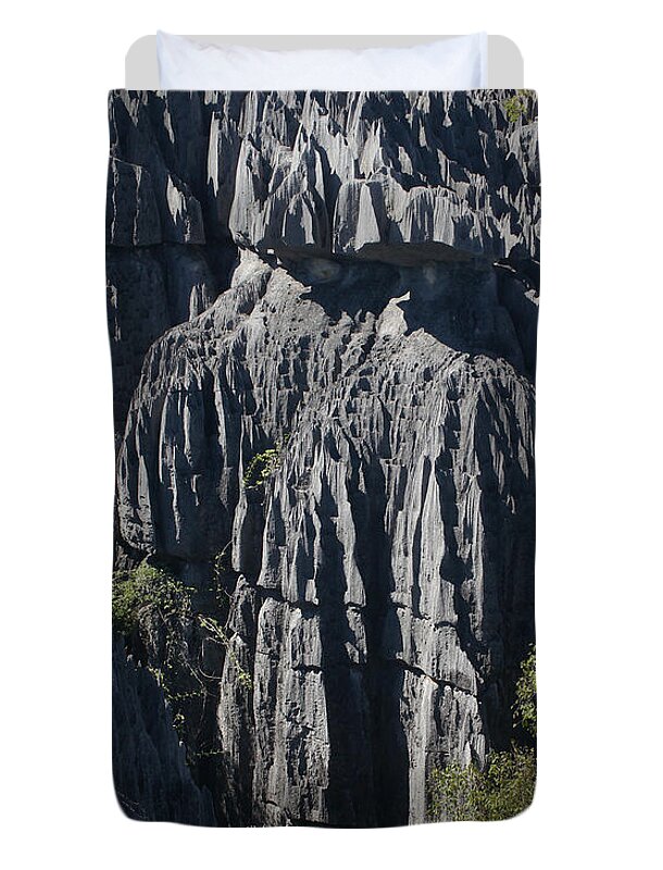 Prott Duvet Cover featuring the photograph Tsingy de Bemaraha by Rudi Prott