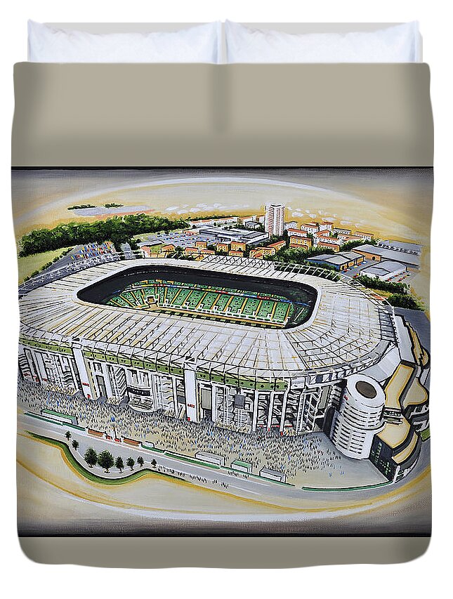 Twickenham Rugby Stadium Duvet Cover For Sale By D J Rogers