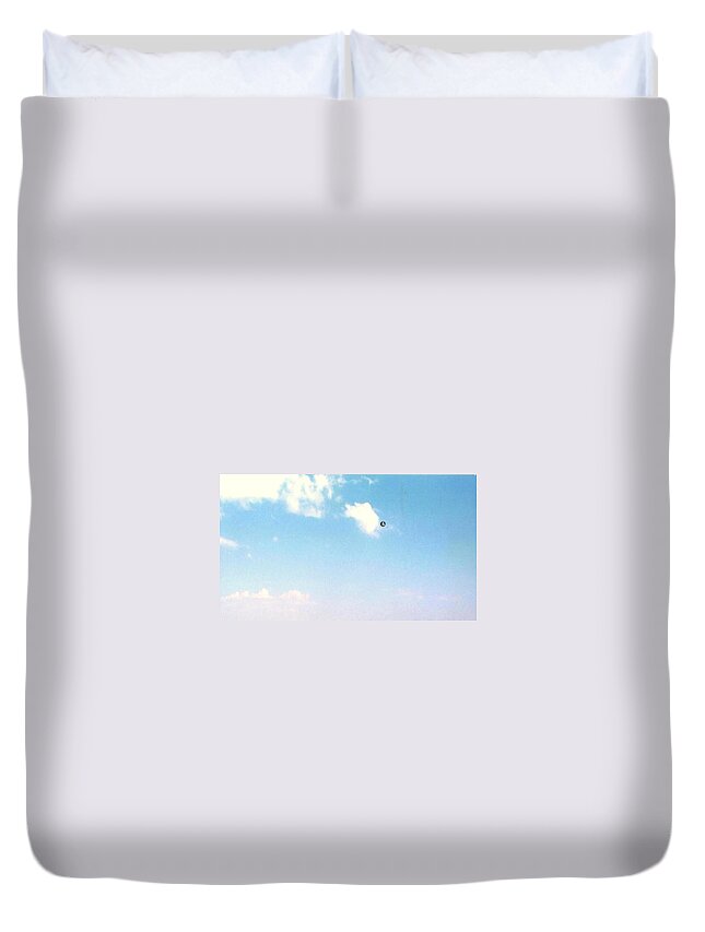 Sphere Duvet Cover featuring the digital art Unidentified by Stacy C Bottoms