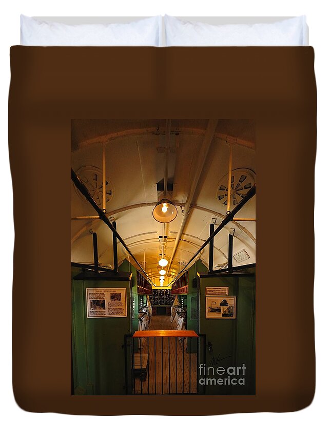 United States Duvet Cover featuring the photograph United States Railway Post Office #2314 - 2 by Mark Valentine