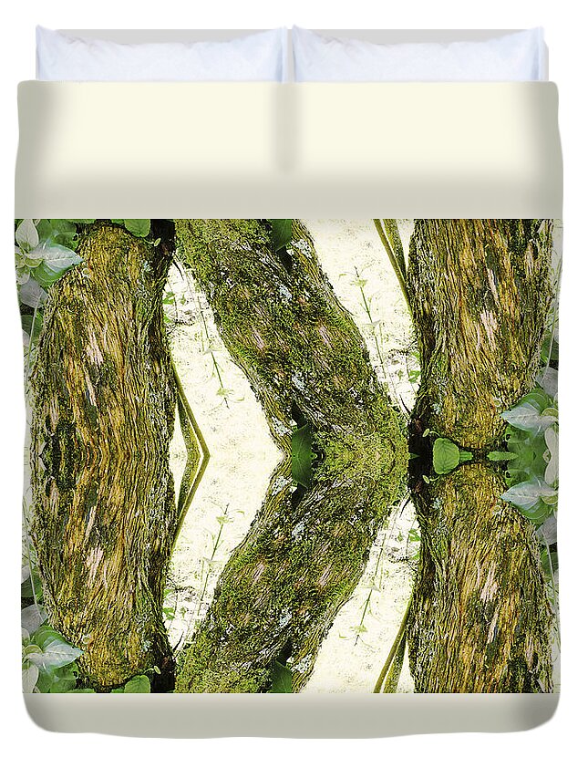 Kaleidoscopic Duvet Cover featuring the photograph Unnatural 45 by Giovanni Cafagna