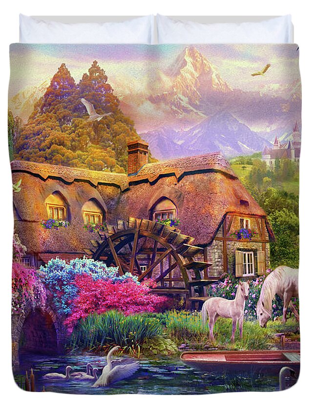 Jan Patrik Krasny Duvet Cover featuring the photograph Light Palace by MGL Meiklejohn Graphics Licensing