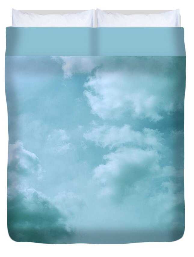 Heaven Duvet Cover featuring the photograph Up into the Heavens by Mary Wolf