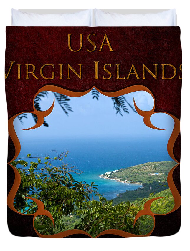 Iris Holzer Richardson Duvet Cover featuring the photograph US Virgin Island Gallery by Iris Richardson