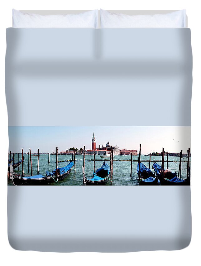 Venice Duvet Cover featuring the photograph Venice View by La Dolce Vita