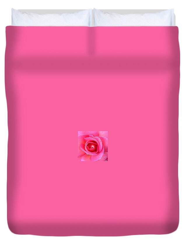 Rose Duvet Cover featuring the photograph Vibrant by Denise Railey