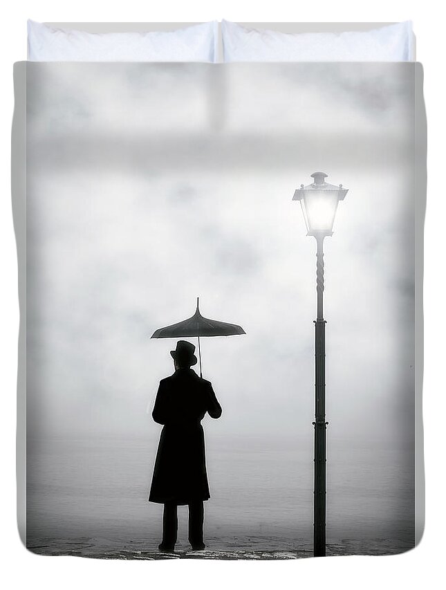 Man Duvet Cover featuring the photograph Victorian Man by Joana Kruse
