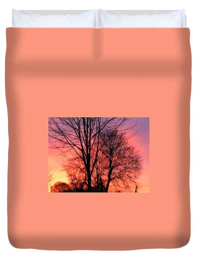 Colette Duvet Cover featuring the photograph View From Window by Colette V Hera Guggenheim