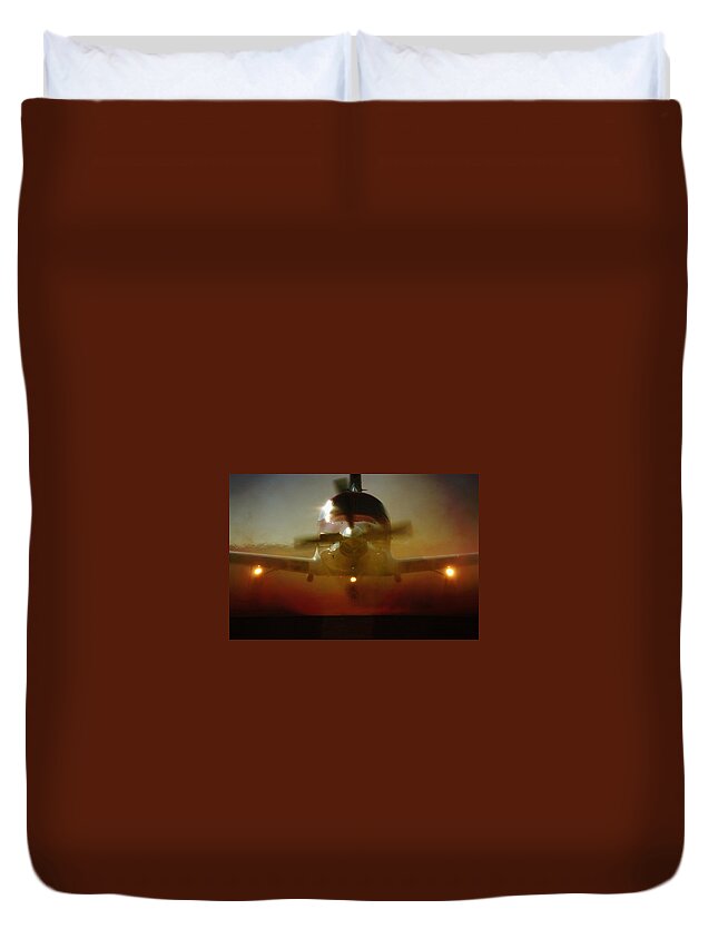 Dust Duvet Cover featuring the photograph Waiting for Mercy by Paul Job