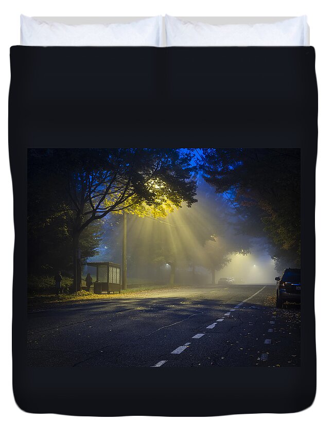 Early Duvet Cover featuring the photograph Close Encounters by Kyle Wasielewski