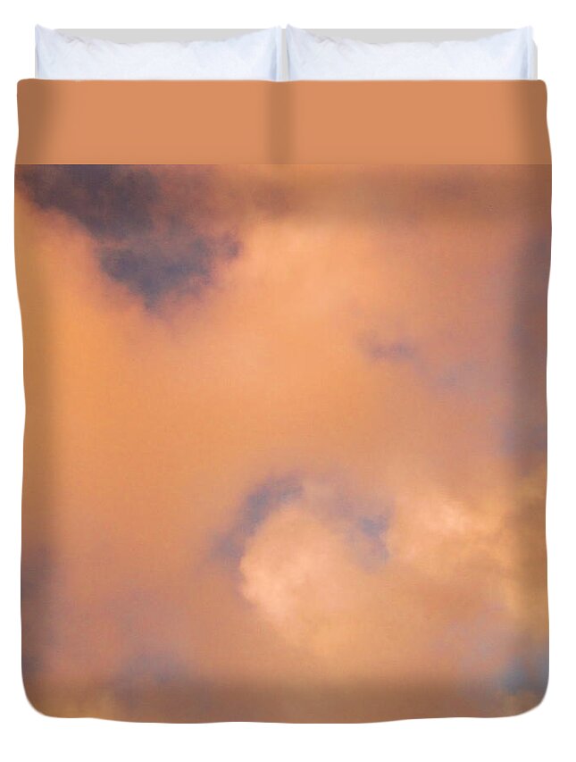 Warm Duvet Cover featuring the photograph Warm cloud by Ingrid Van Amsterdam