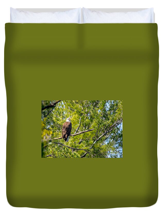 Landcape Duvet Cover featuring the photograph Watching Eye by Cheryl Baxter