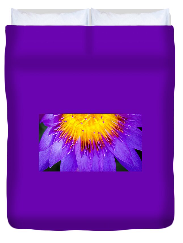  Water Duvet Cover featuring the photograph Water Lily by Will Wagner