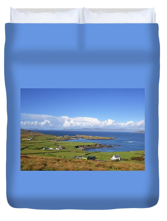Scenics Duvet Cover featuring the photograph West Cork by Johngollop