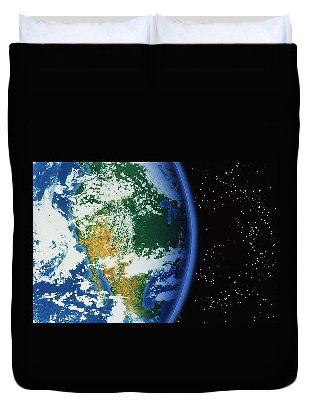 Earth Duvet Cover featuring the photograph Western Usa by Chris Bjornberg