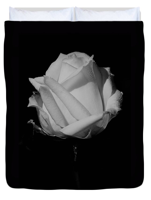 White Rose Duvet Cover featuring the photograph White Rose by Michelle Joseph-Long