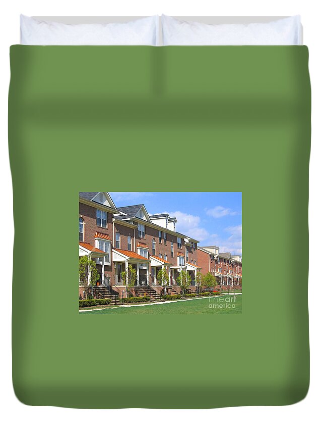 Condos Duvet Cover featuring the photograph Whose Is Whose? by Ann Horn