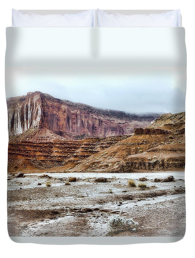 Nature Duvet Cover featuring the photograph Wide Open Country by Ellen Heaverlo