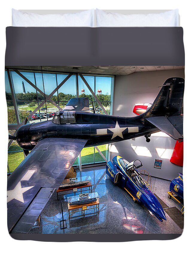 Pensacola Duvet Cover featuring the photograph Wildcat by Tim Stanley