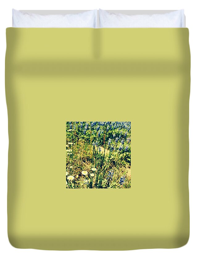 Wildflower Duvet Cover featuring the photograph Wildflowers by Madison Dragna