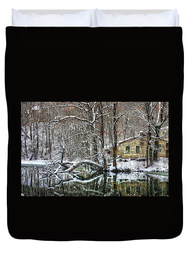 Winter Duvet Cover featuring the photograph Winter Wonderland by Randy Pollard