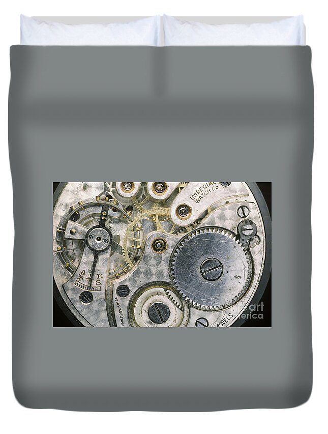 Watch Duvet Cover featuring the photograph Wrist Watch by Gregory G. Dimijian, M.D.