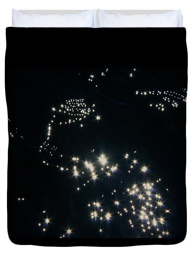 Star Duvet Cover featuring the photograph Written In The Stars by Cathie Douglas