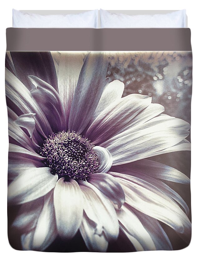 Floral Duvet Cover featuring the photograph Yesterday Morning by Darlene Kwiatkowski