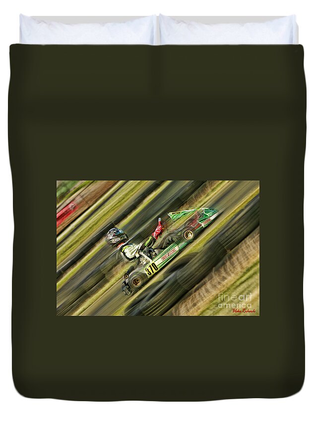  Duvet Cover featuring the photograph Zach Pettinicchi by Blake Richards