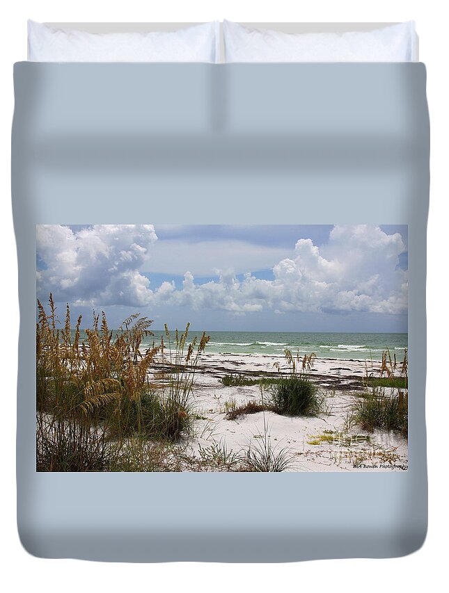 Anclote Key Preserve Duvet Cover featuring the photograph Anclote Key Preserve #1 by Barbara Bowen