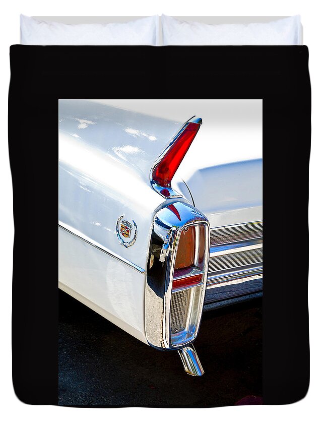 Cadillac Duvet Cover featuring the photograph Cadillac #1 by Burney Lieberman
