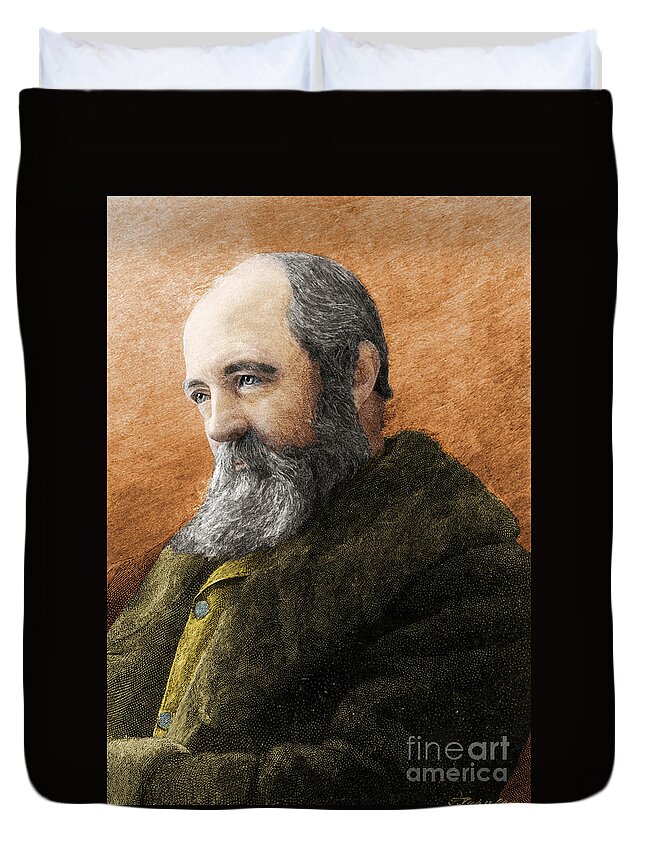 History Duvet Cover featuring the photograph Frederick Olmsted, American Landscape by Science Source