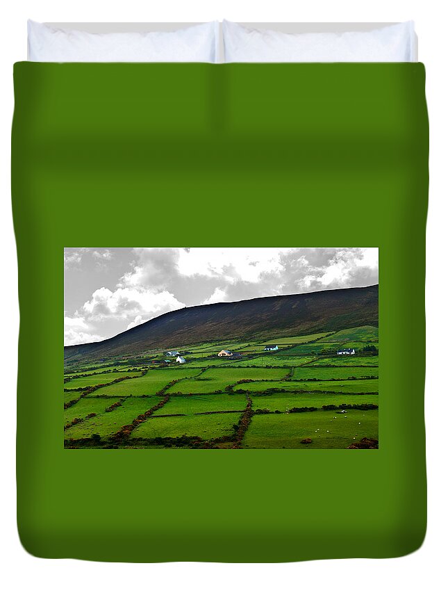 Ireland Duvet Cover featuring the photograph Irish Countryside #1 by Ed Peterson