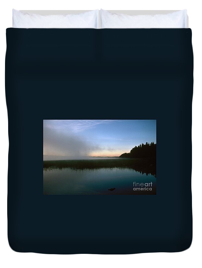 1974 Duvet Cover featuring the photograph Minnesota: Lake Itasca #1 by Granger