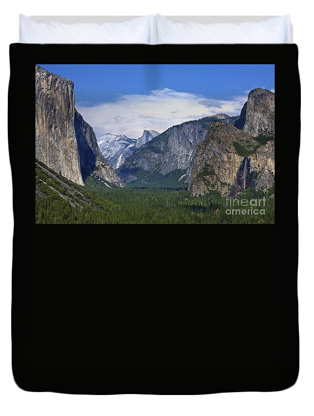 Yosemite Duvet Cover featuring the photograph Yosemite #1 by Daniel Knighton