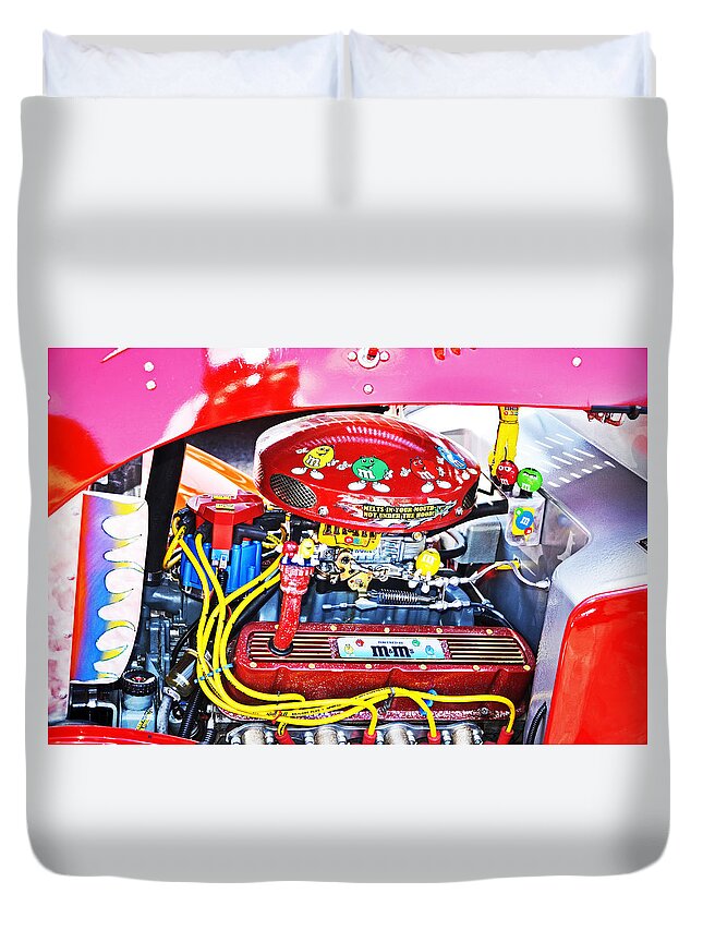 Ford Duvet Cover featuring the photograph 1933 M and M Hot Rod Ford by Paul Mashburn