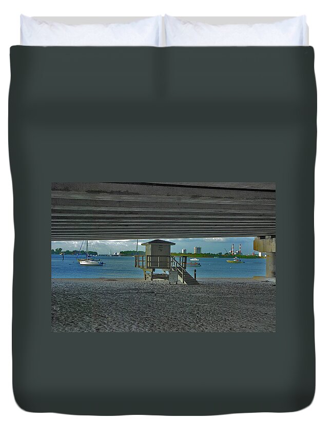  Duvet Cover featuring the photograph 32- Off-Duty by Joseph Keane