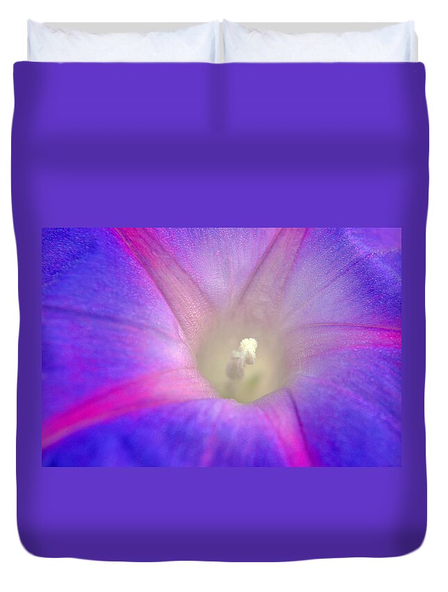 Flower Duvet Cover featuring the photograph A Message To My Daughters... by Melanie Moraga