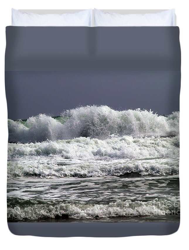 Fine Art Photography Duvet Cover featuring the photograph Aftermath of a Storm IV by Patricia Griffin Brett