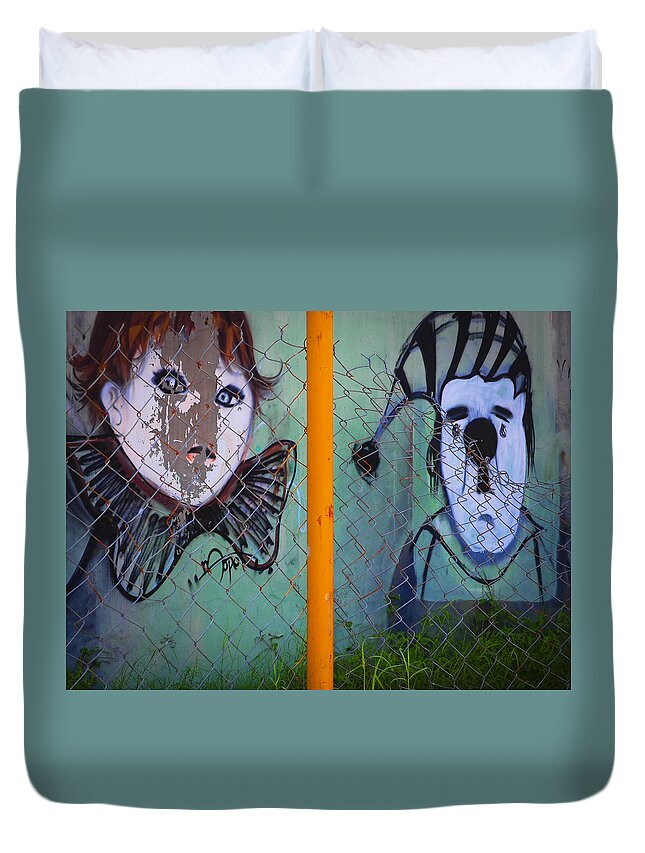Always Greener Duvet Cover featuring the photograph Always Greener by Skip Hunt